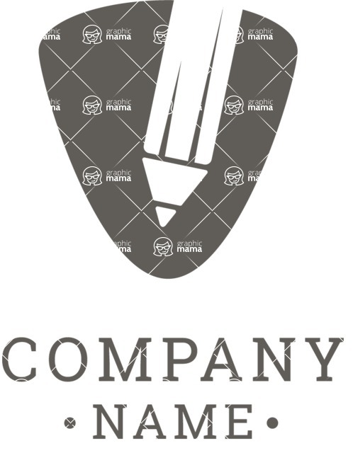 Business Logo Templates - vector graphics in a pack from GraphicMama - Company Vector Logo Design with Pencil